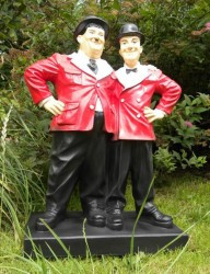 Dekorationsfigur - Dick und Doof